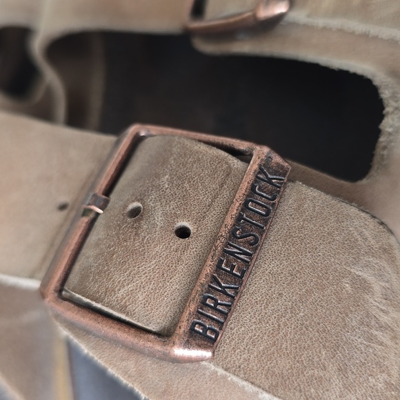 Birkenstock Arizona Oiled Tan Leather 38/7 ½ - Picture 2 of 8